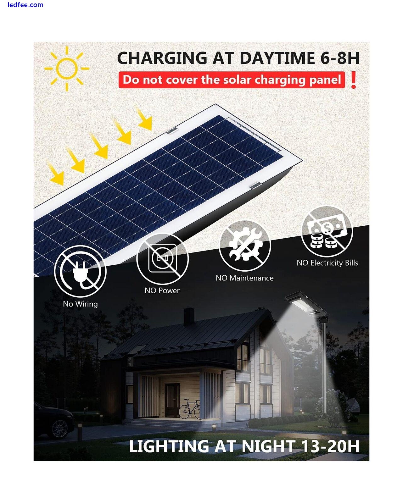 1000W Solar Powered Street Lighting Remote Control,80000LM LED Solar Street L... 3 
