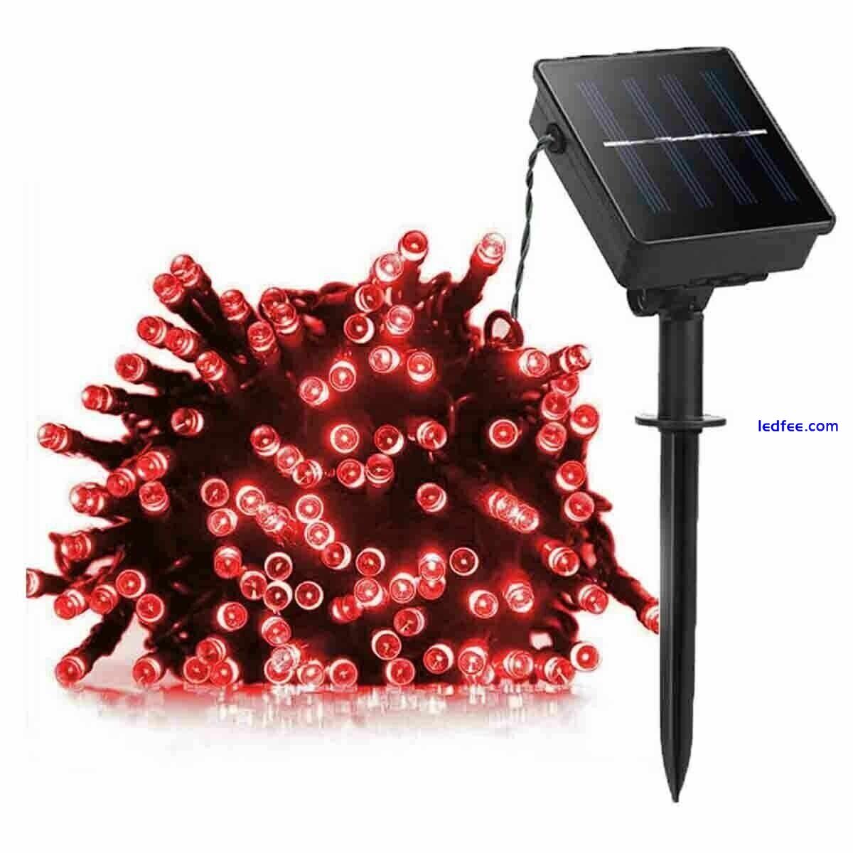 Solar String Lights Outdoor 8 Modes Waterproof for Garden/Landscape/Holidays 4 