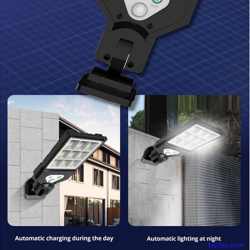 1000W LED Solar PIR Motion Sensor Wall Light Outdoor Street Garden Security Lamp 2 