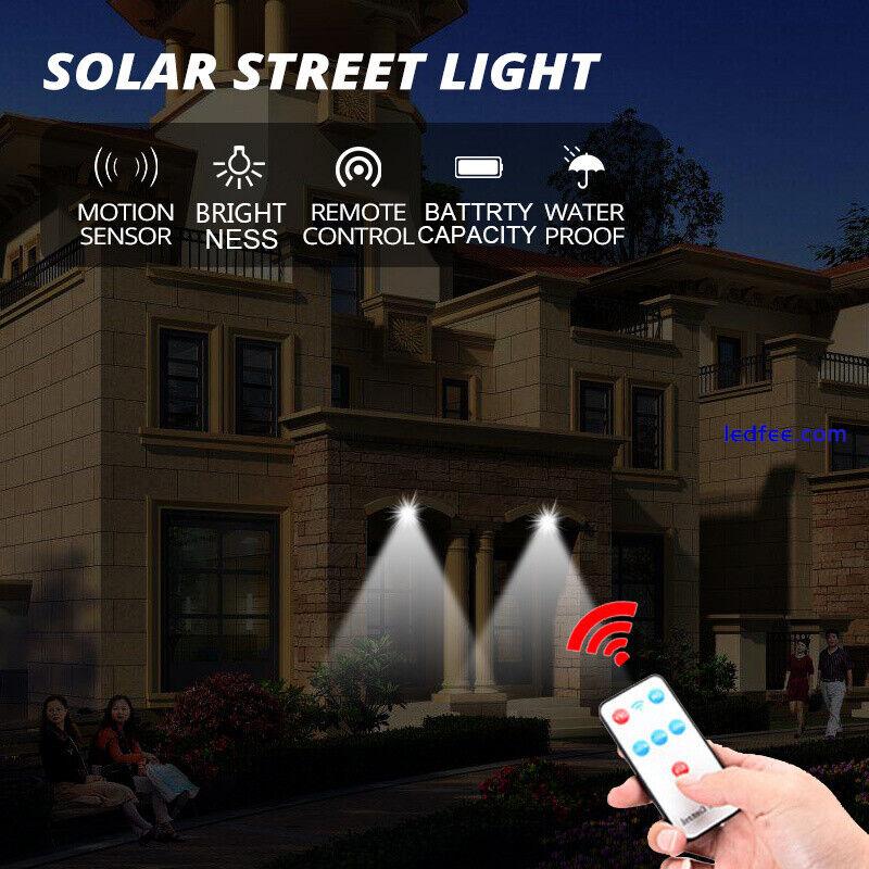 Commercial Luz Solar Street Flood Light Lamp Outdoor Area Dusk To Dawn Wall Lamp 5 