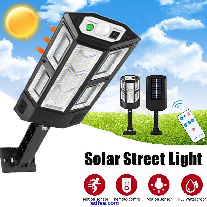 Commercial Luz Solar Street Flood Light Lamp Outdoor Area Dusk To Dawn Wall Lamp 2 