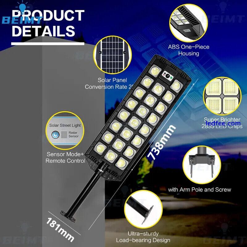 Outdoor LED Street Light Dusk To Dawn LED Wide Angle Lamp with Motion.598LEDS 0 