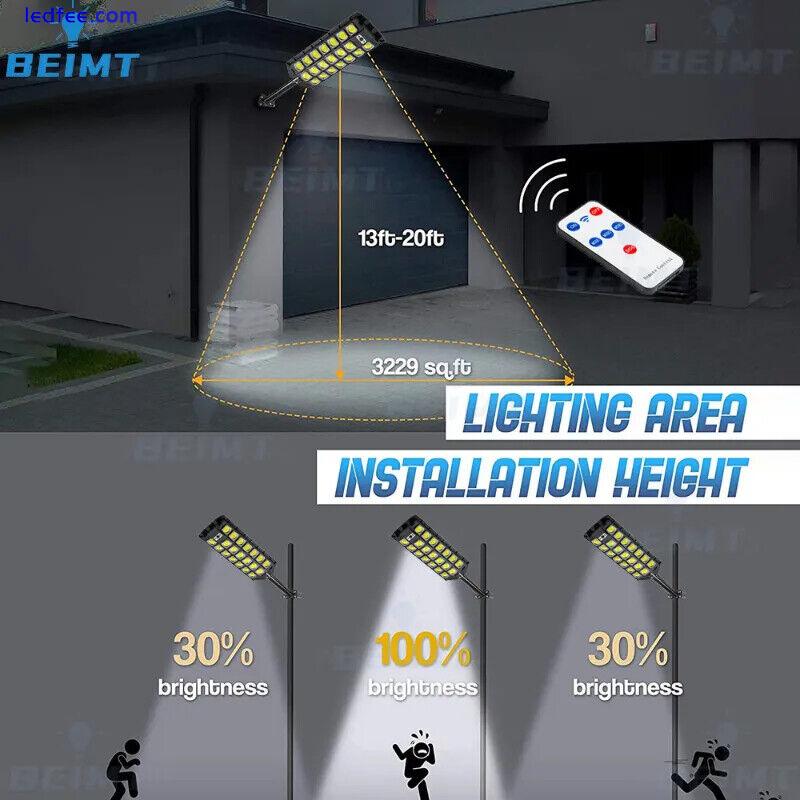 Outdoor LED Street Light Dusk To Dawn LED Wide Angle Lamp with Motion.598LEDS 2 