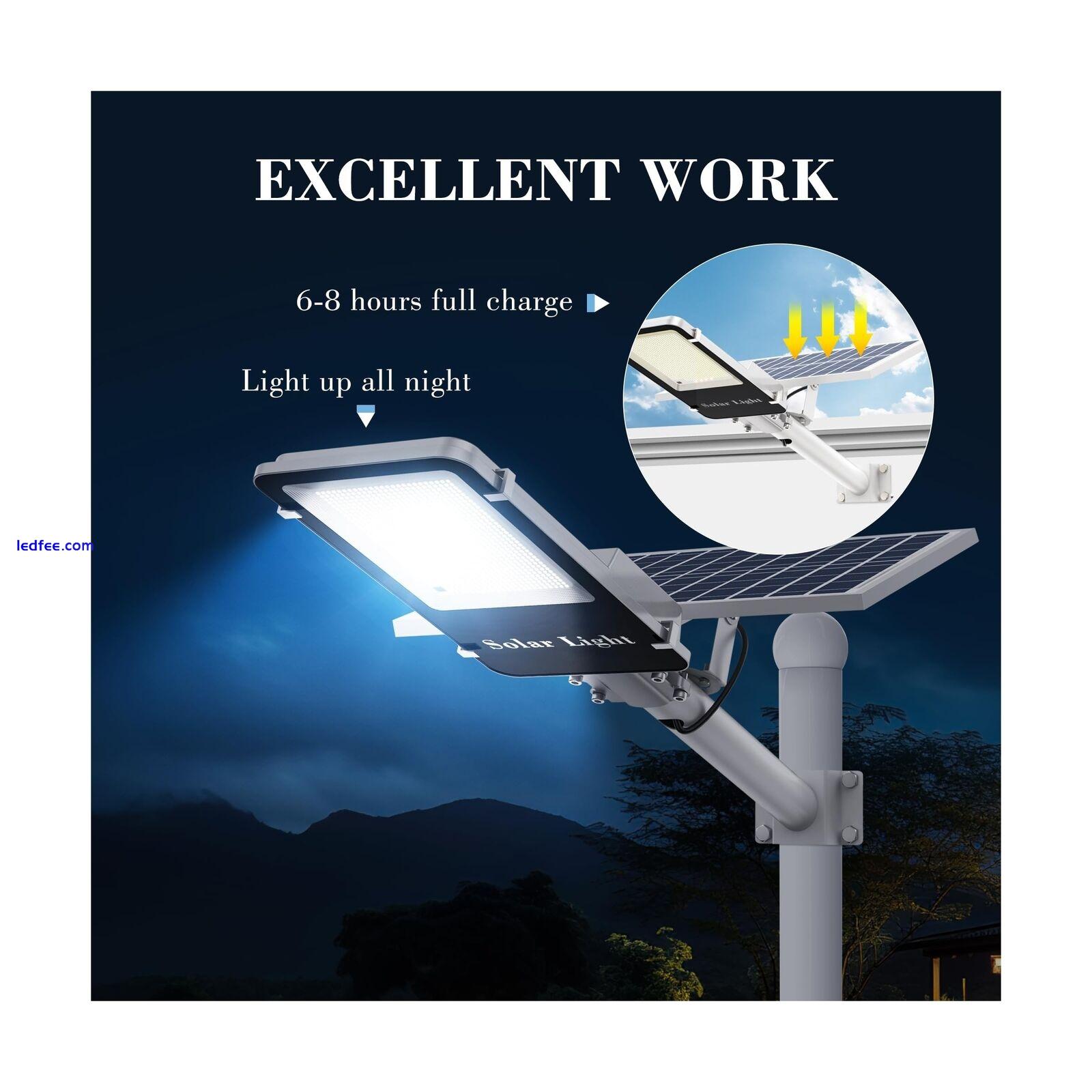 Sunwish Solar Street Lights Outdoor - 1500W LED Solar Street Light - High Bri... 0 