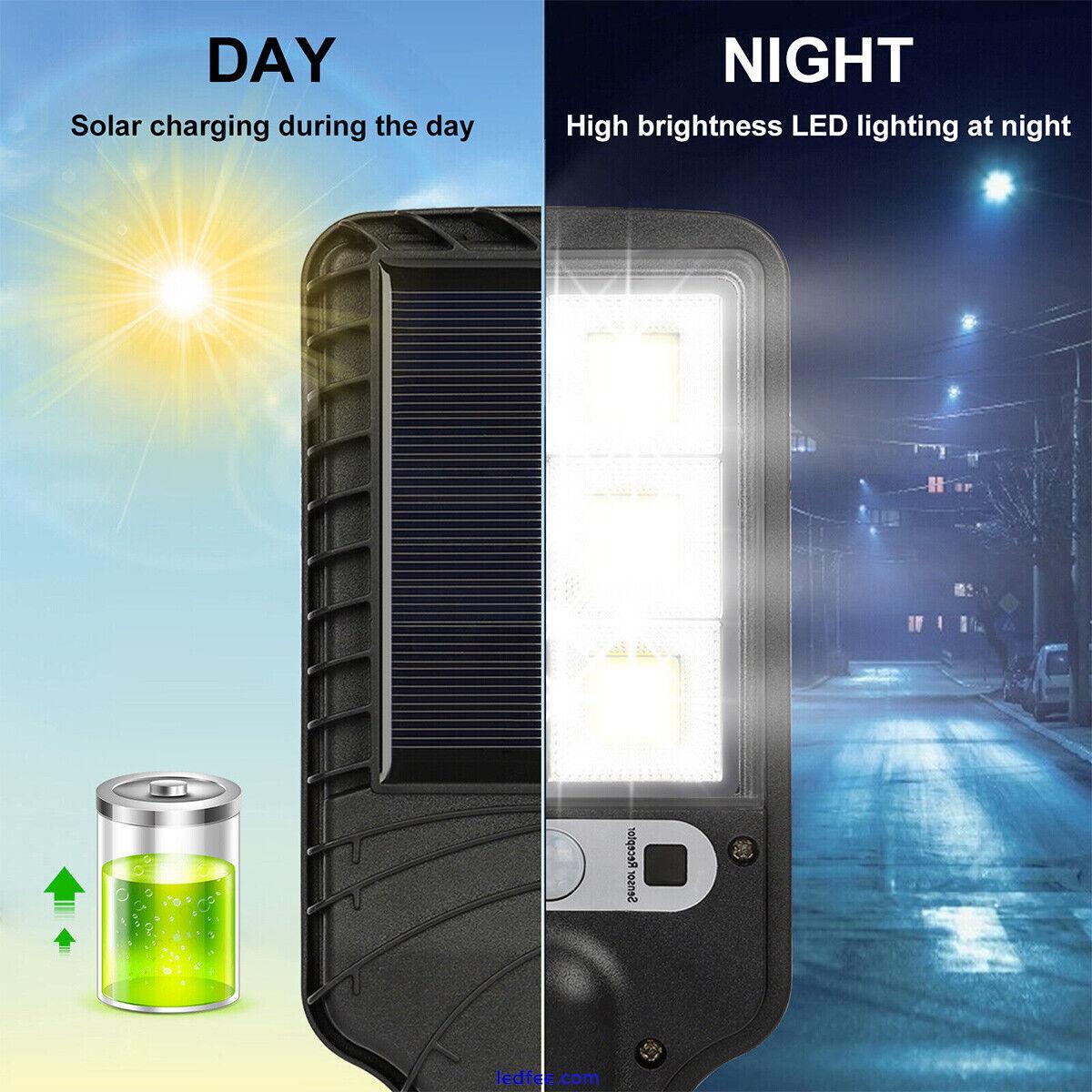 1200W LED Solar Flood Light PIR Solar Street Lights Outdoor Dusk to Dawn & 2024 1 
