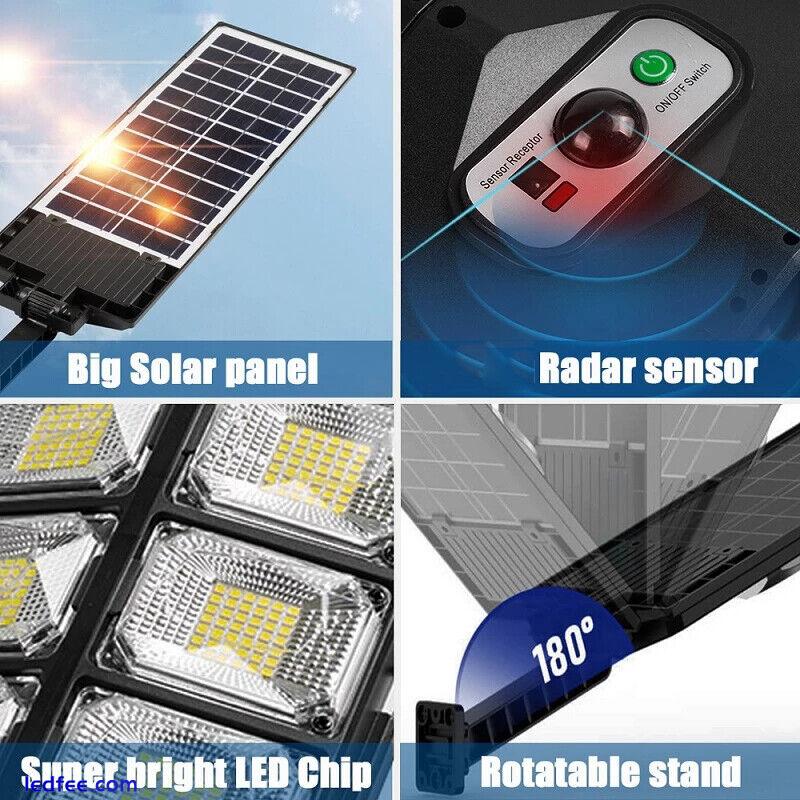 99000000LM LED Luz Solar Street Light Commercial Dusk To Dawn Outdoor Road Lamp 2 