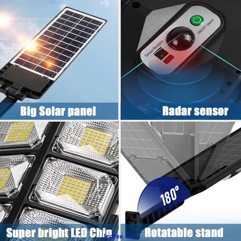 99000000LM LED Luz Solar Street Light Commercial Dusk To Dawn Outdoor Road Lamp 4 