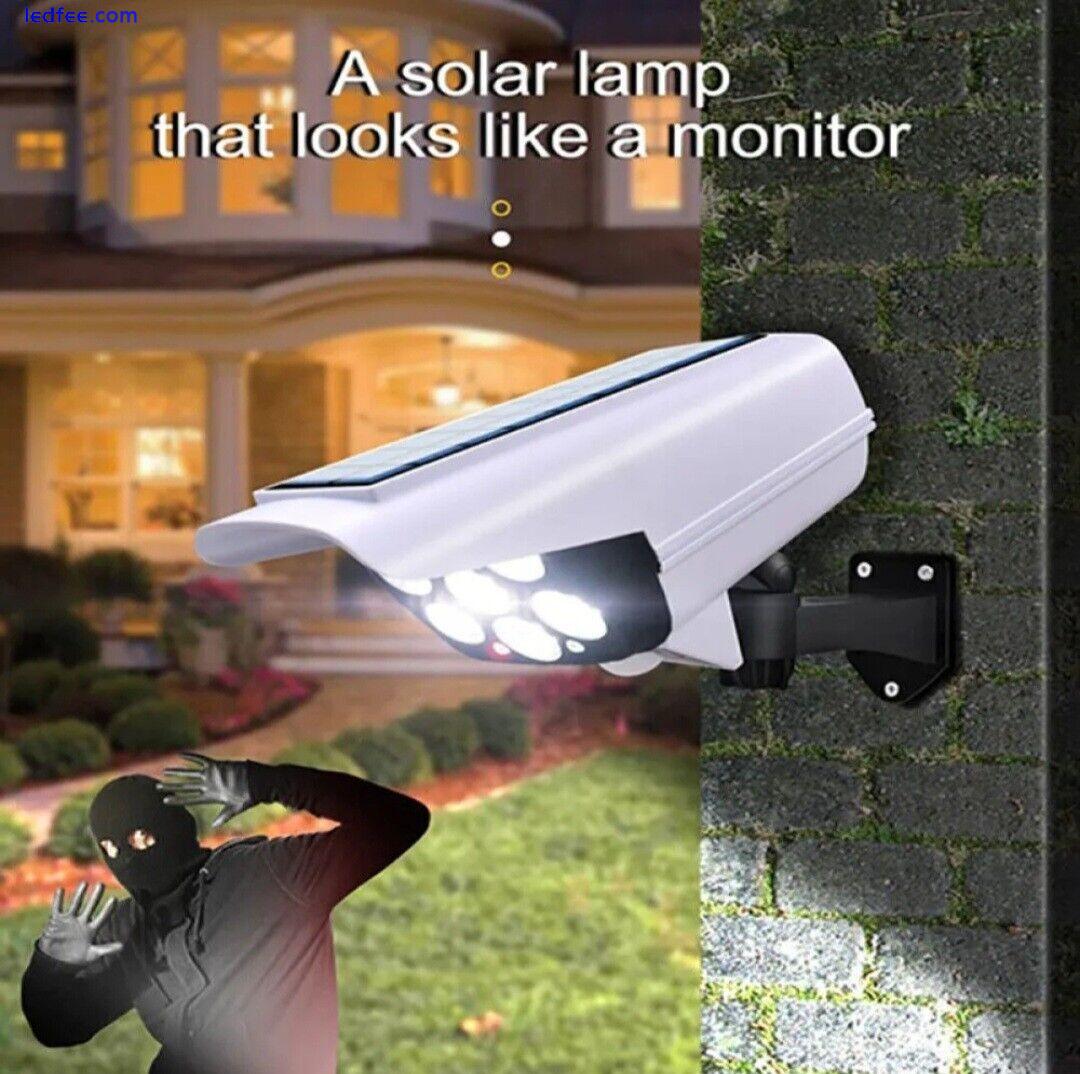 Solar LED Street Light Motion Sensor Remote Control Wall Flood Yard Outdoor Lamp 4 