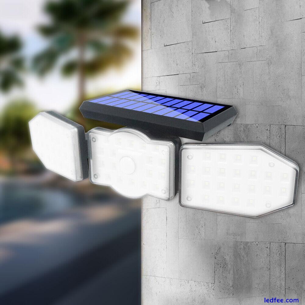 Outdoor Solar LED Wall Light Motion Sensor Waterproof Lamp Street Garden Yard 0 