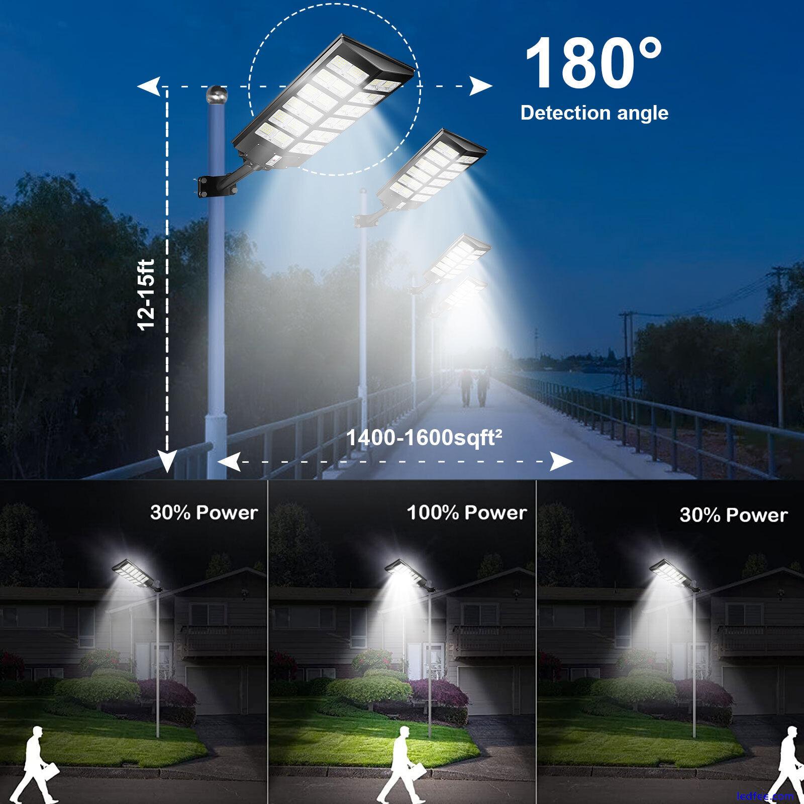 Solar Street Lights Commercial 6500K for Basketball Court Road Playground 2 PACK 5 