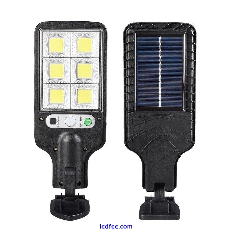 Outdoor Solar Wall Lights LED Motion Sensor Bright Flood Street Lamp 3 Modes 3 