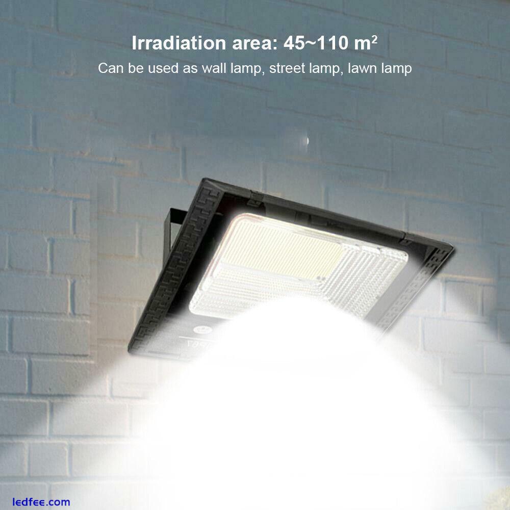 44/170LED Solar Power Flood Light Spot Lamp Outdoor Garden Wall Yard Street Lamp 5 