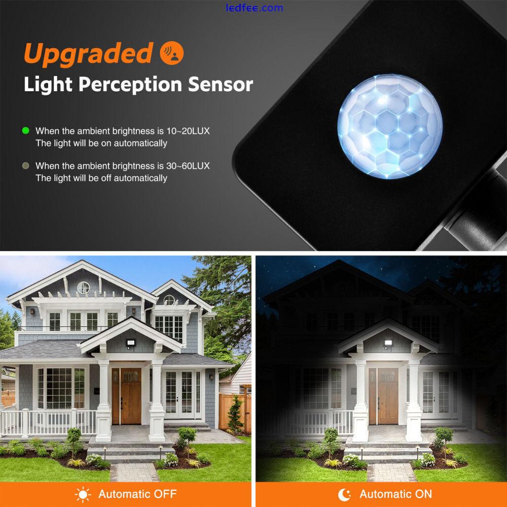 10W-400W Outdoor LED Floodlight PIR Motion Sensor Garden Flood Security Light 1 