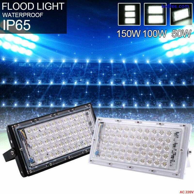 LED Flood Light Outdoor Waterproof 50W Yard Football Garden Lamp 12V 110V 220V 1 