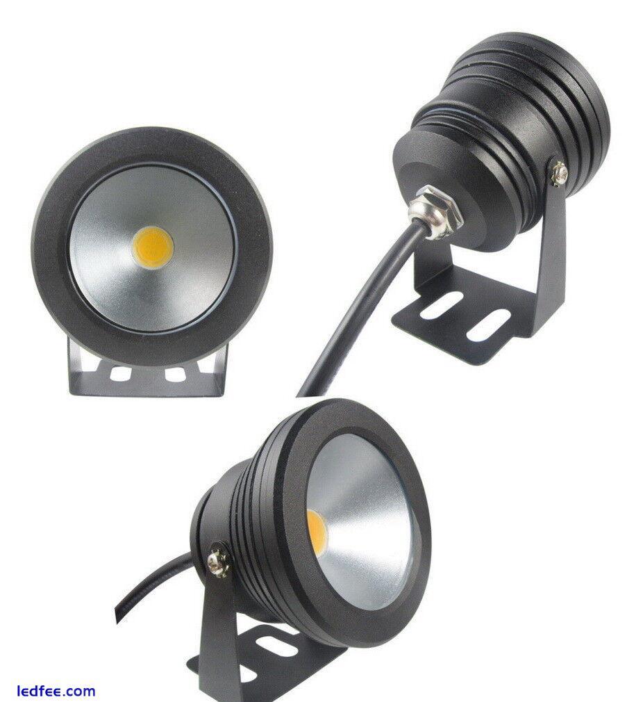 Waterproof RGB 10W LED Underwater Spot Flood Light Pond Pool Path Lighting IP65 0 