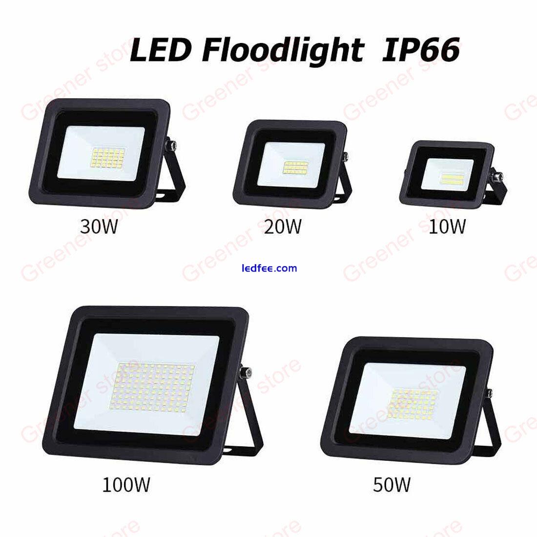 10W-200W LED Floodlight Garden Lamp Security Wall Flood Light Outdoor Waterproof 0 