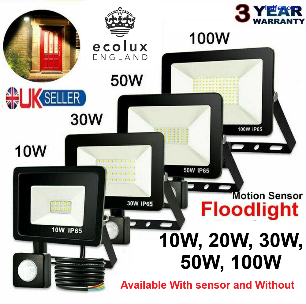 10W-100W Led Floodlight Outside Light Security Flood Lights Outdoor Garden Lamp 4 