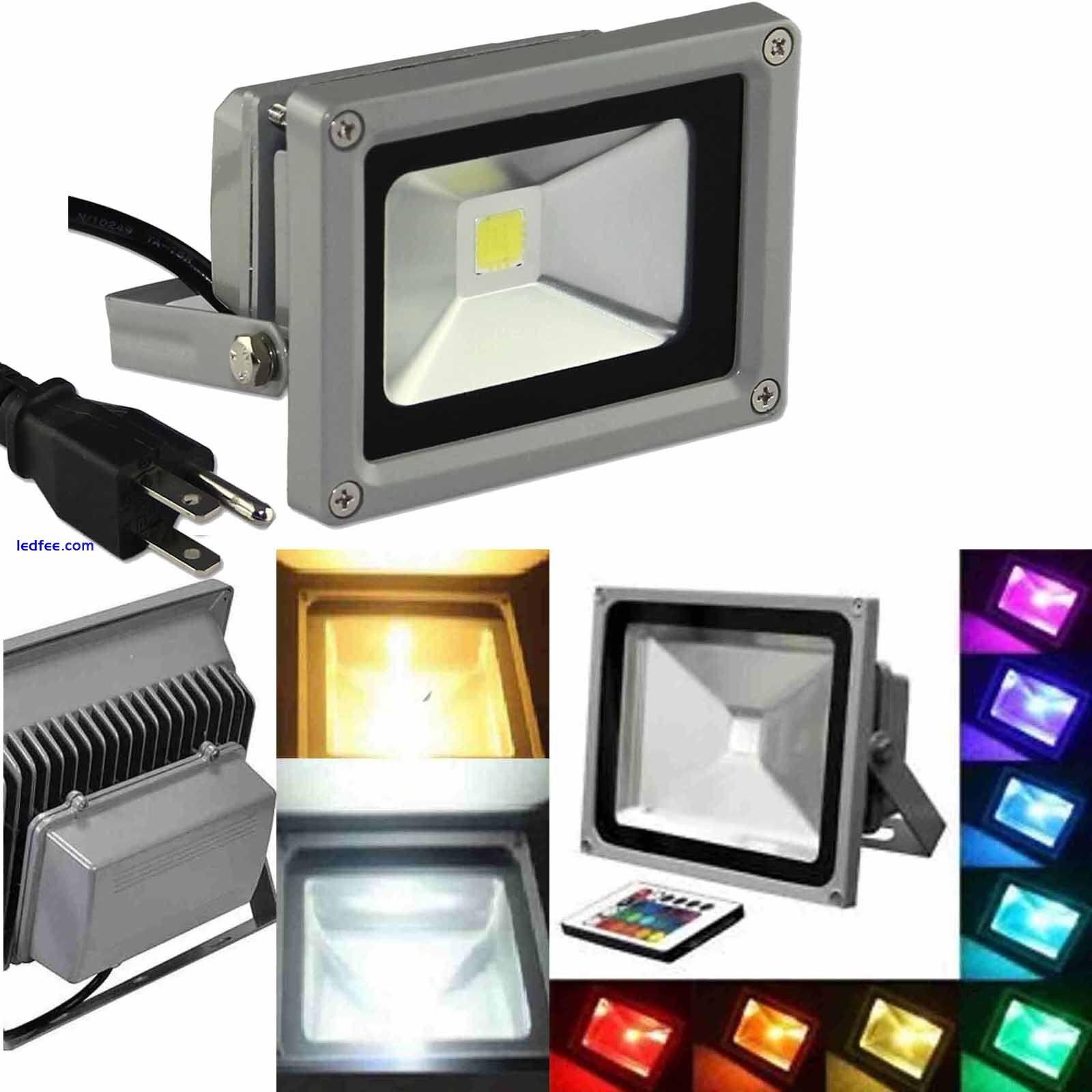 10W 20W 30W 50W 100W LED Flood Light Outdoor Garden Lamp Waterproof Spotlight 2 