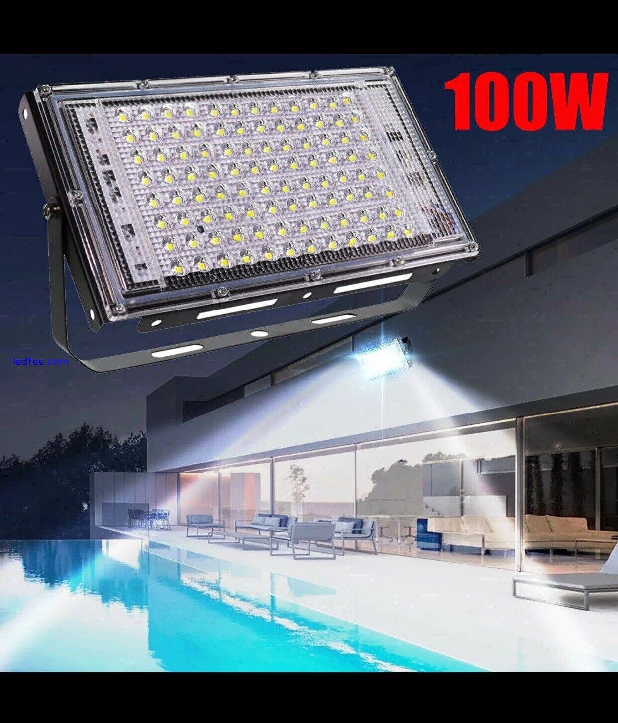 2PCS100W-500W Floodlight LED Security Wall Lights Flood Light Outdoor GardenLamp 0 