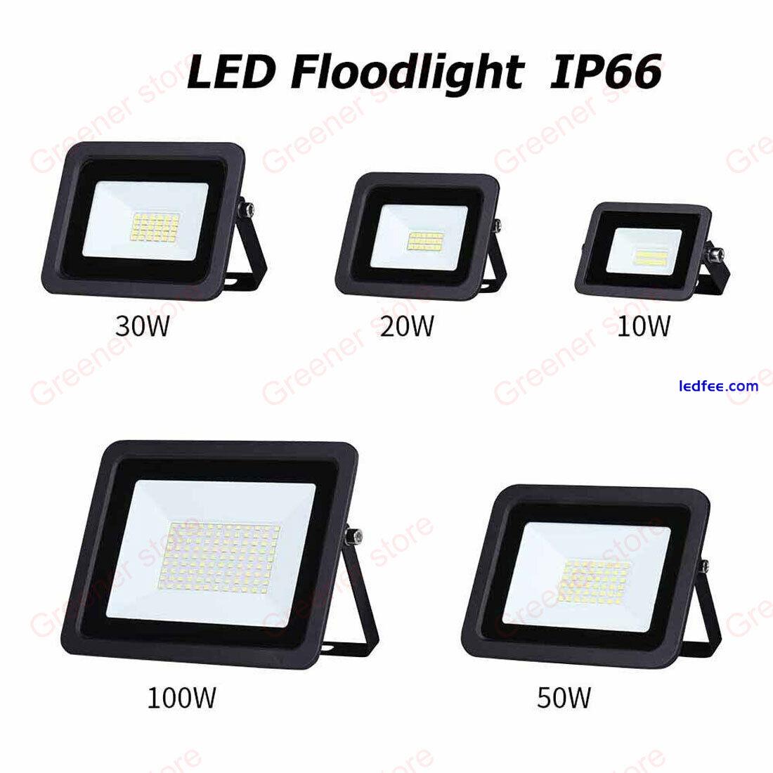 LED Floodlight Light 10W 20W 30W 50W 100W 200W Security Flood Lights Garden Lamp 0 