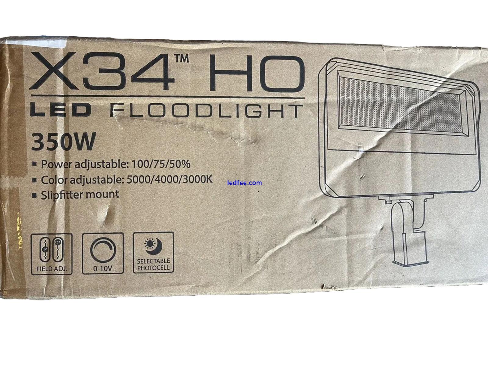 LED Flood Light (RAB - X34-350SF/480) 350 WATTS / 480VOLT/ COLOR TEMP SELECTABLE 1 