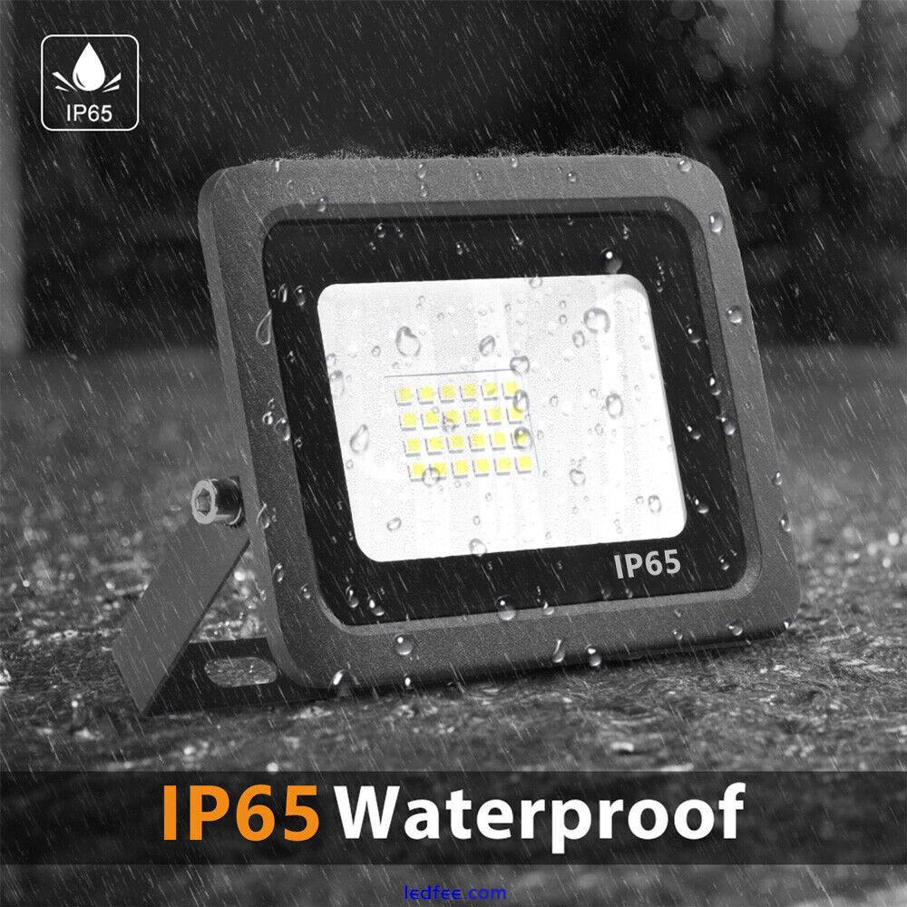 10W-100W Outdoor LED Floodlight PIR Motion Sensor Garden Flood Security Light UK 2 