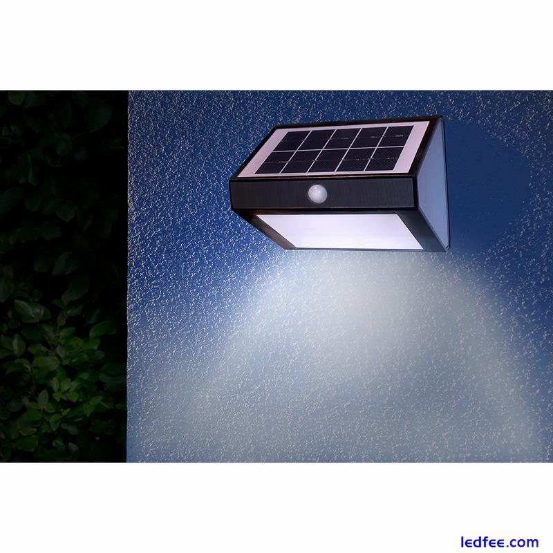 Solar Powered Security Flood Light with 6 LED Motion Sensor Security PIR 3 