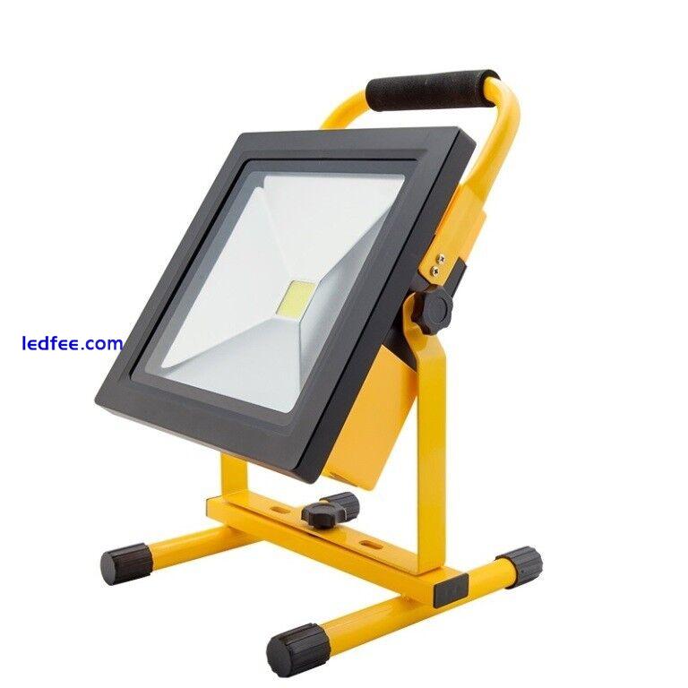 10/20w Portable Hi Power LED Rechargeable Flood Light Work & Camping Light 2 