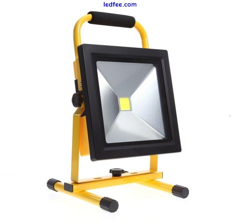 10/20w Portable Hi Power LED Rechargeable Flood Light Work & Camping Light 1 
