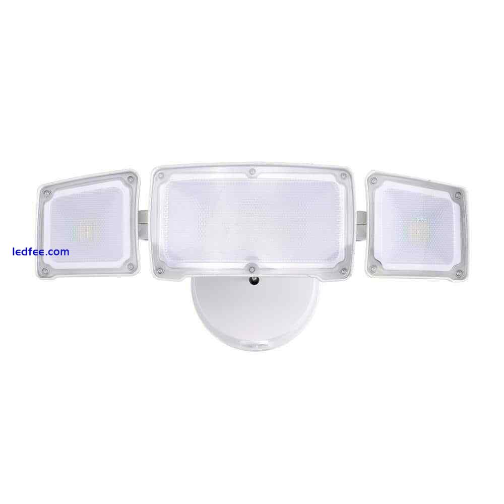 AWSENS White Outdoor LED Security Flood Light Wall or Eave Mount Flood Light 1 