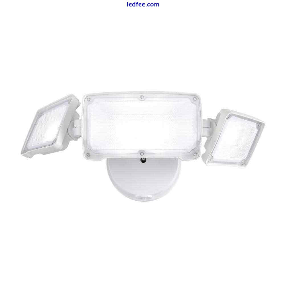 AWSENS White Outdoor LED Security Flood Light Wall or Eave Mount Flood Light 0 