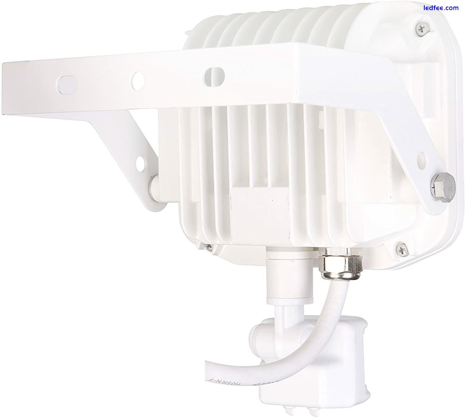 Flood Light PIR 15W White Luceco Guardian Slim  Motion Sensor & 1M Cable 3 