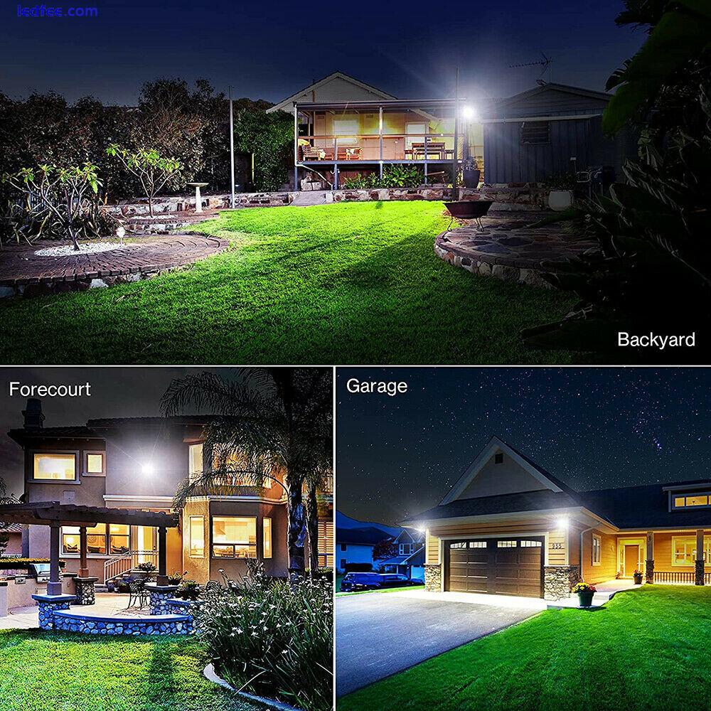 Outdoor LED Floodlight PIR Motion Sensor IP65 Garden Security Light 10W/30W/50W 3 