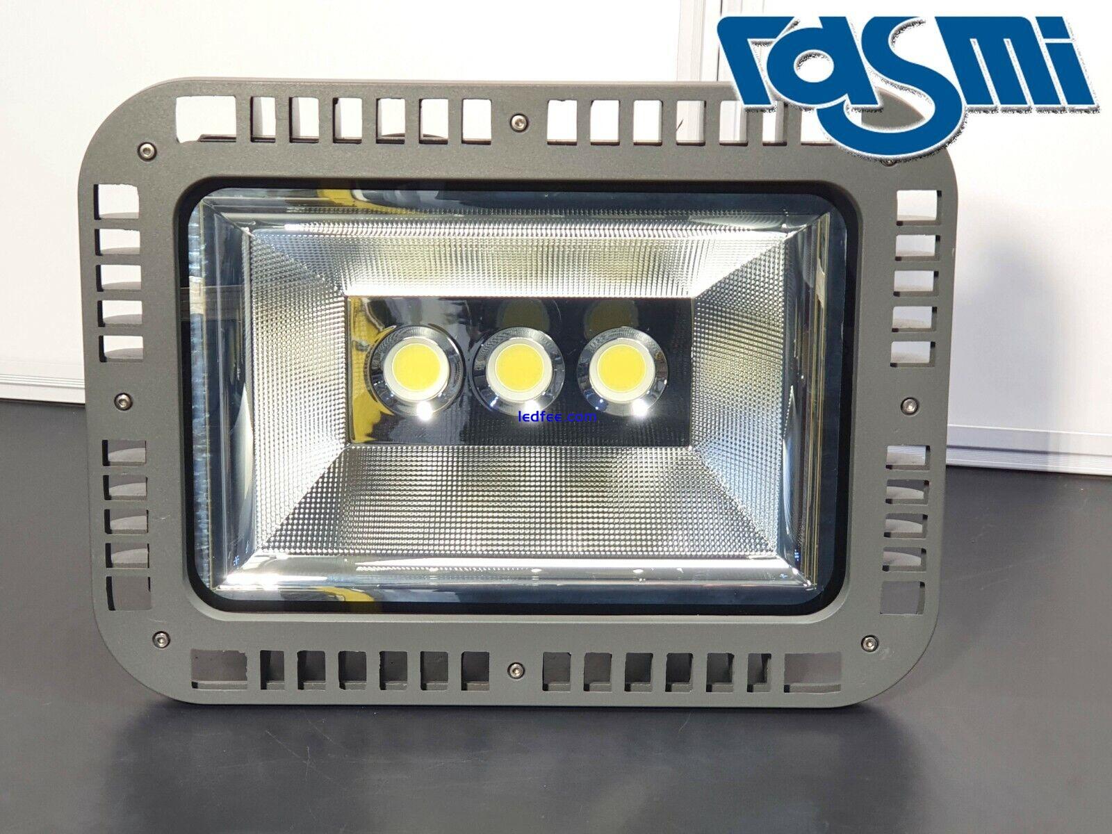 Rasmi 150w LED Wide Beam Angle Flood Garden Security Light - 5500k, Grey Body 1 