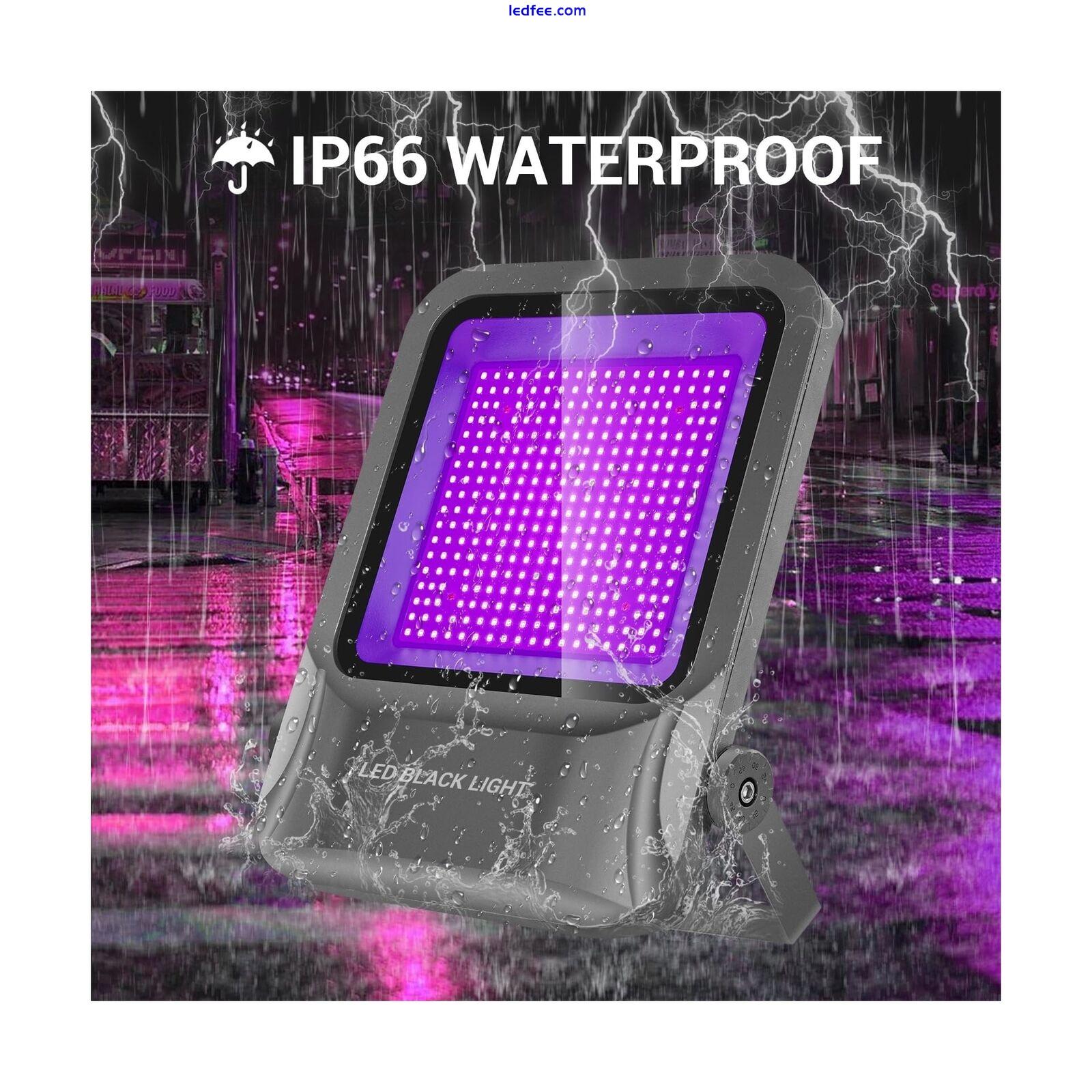 300W LED Black Lights, High Power Black Light Flood Lights IP66 Waterproof,39... 2 