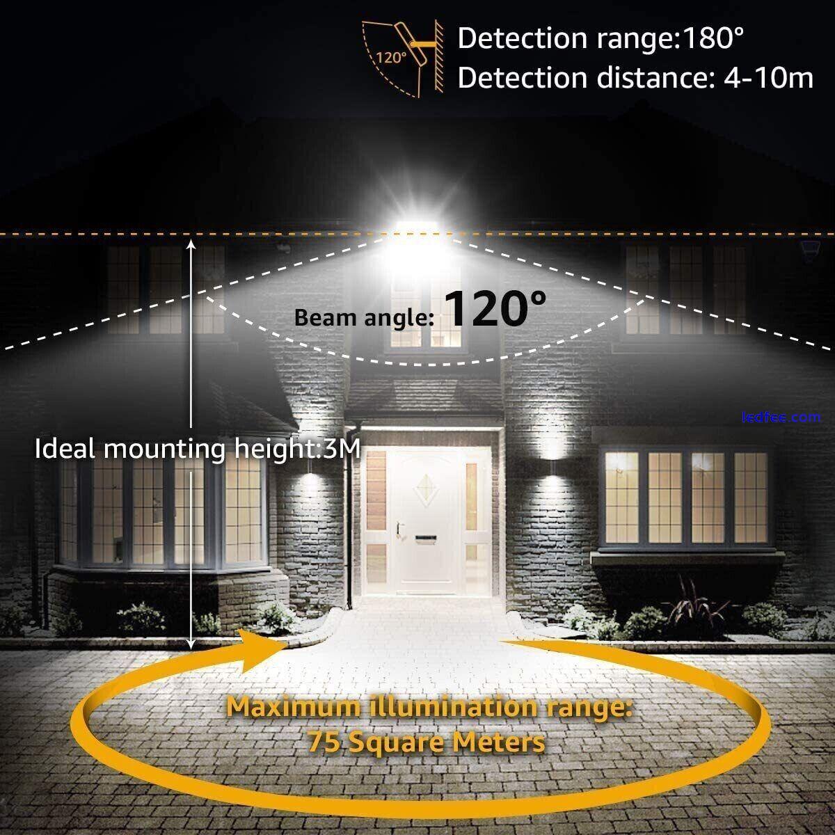 10W LED Floodlight Spot Light Watt Security Flood Lights Outdoor Garden Lamp x4 1 