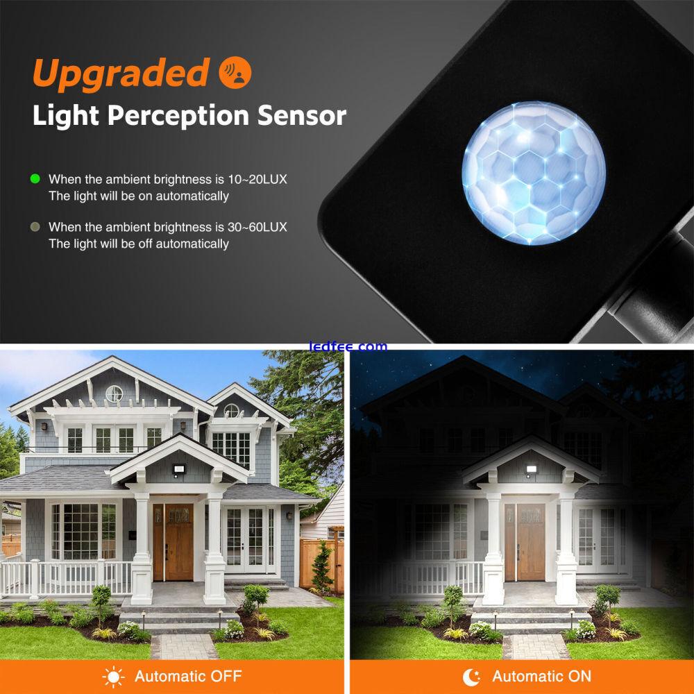 LED FLOODLIGHT OUTDOOR SECURITY GARDEN PIR MOTION FLOOD SENSOR LIGHTS 10W-400W 3 