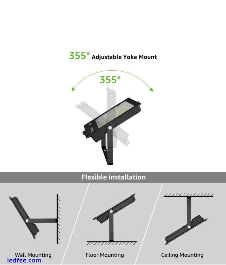 Lepro Outdoor Led Flood Light 18000Lm 150W 6500K 2 