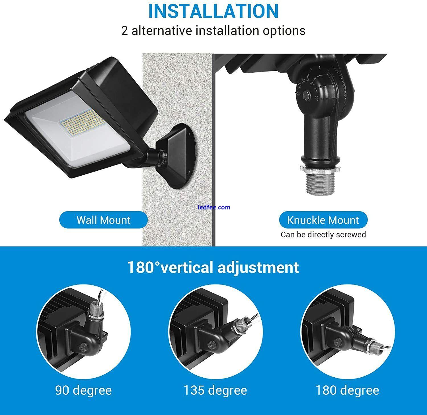 DEWENWILS 65W LED Security Light Outdoor 6670 Lumen Super Bright Flood Light 2 