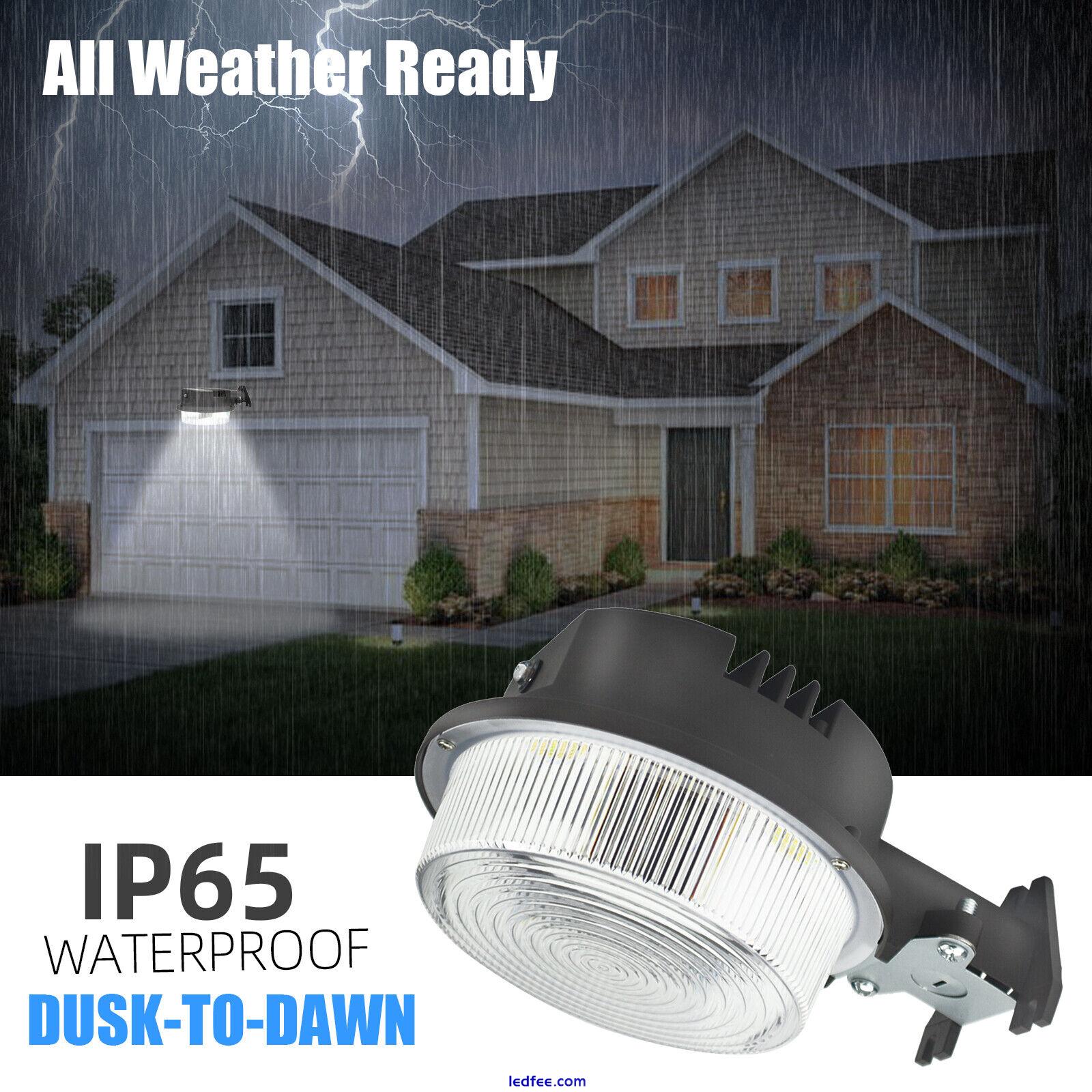 2Pack LED Barn Street Outdoor Security Light Dusk to Dawn Waterproof Flood light 4 
