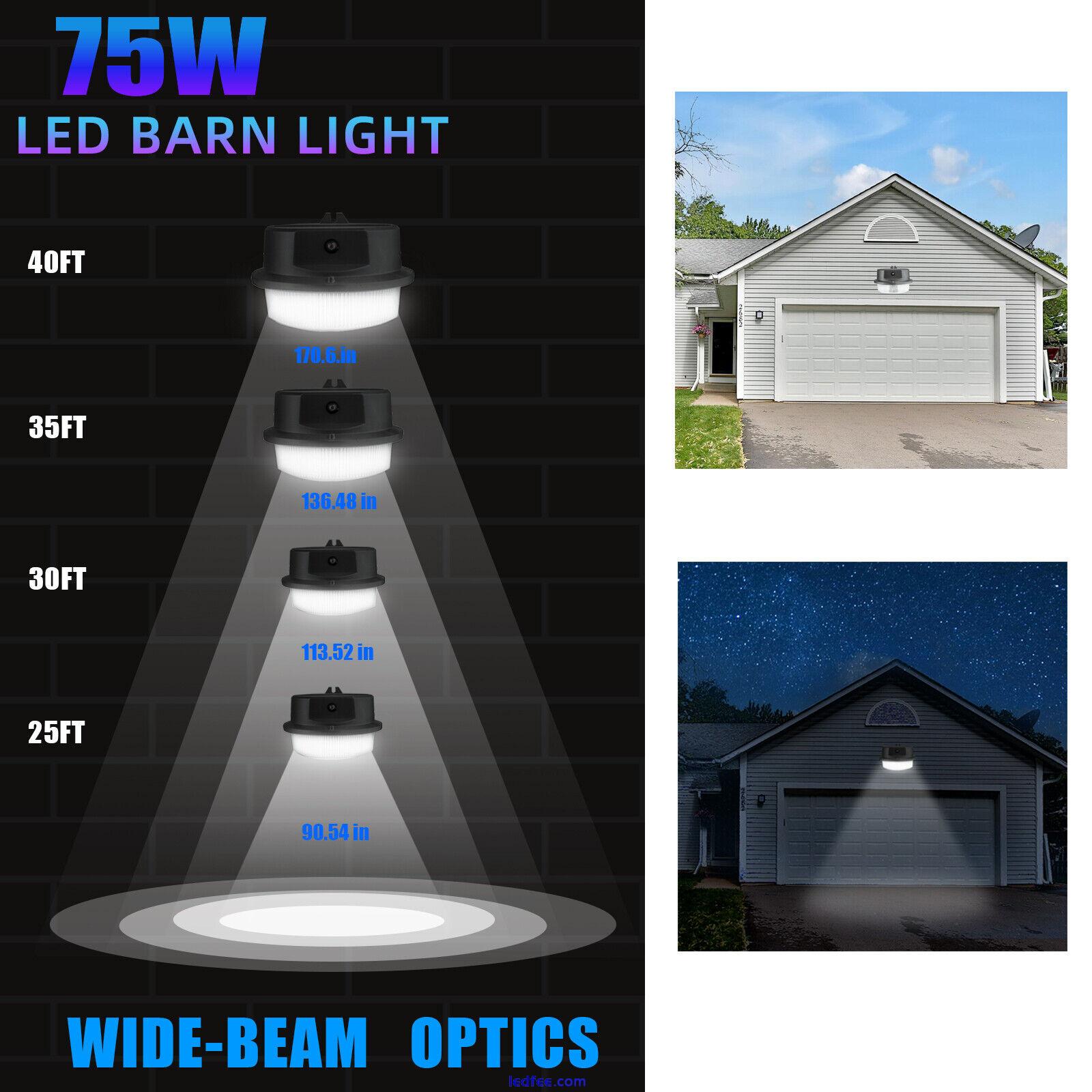 2Pack LED Barn Street Outdoor Security Light Dusk to Dawn Waterproof Flood light 2 