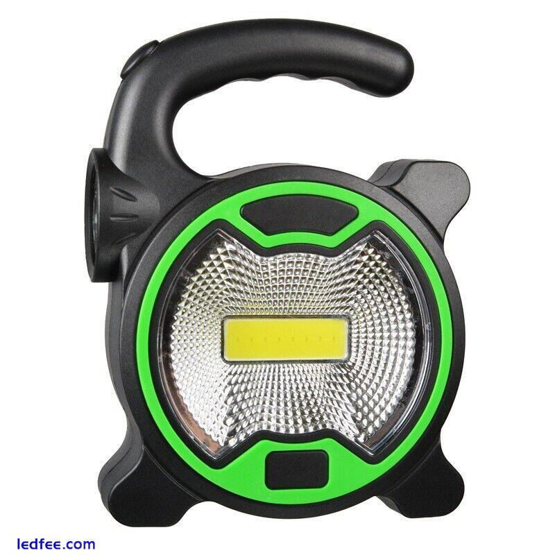 Super Bright COB Floodlight Outdoor Rechargeable Torch Powerful Camping Light 1 