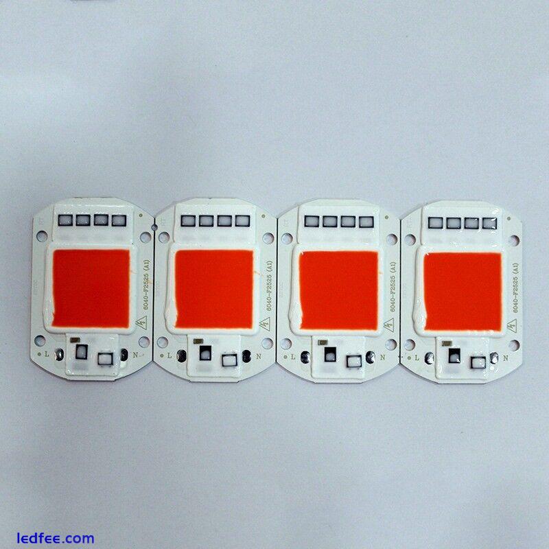 50W LED Floodlight COB Chip Integrated Smart IC Driverless DIY 220V Red Blue G  5 