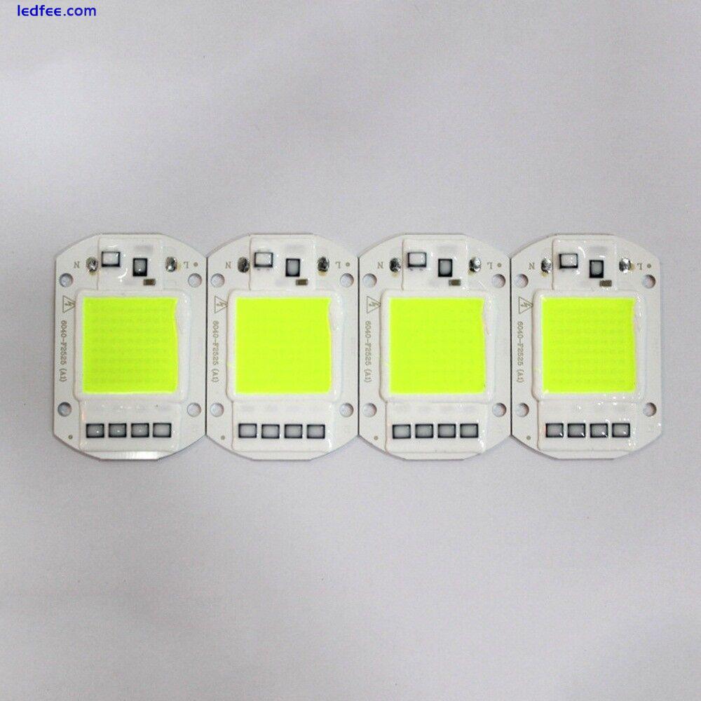 50W LED Floodlight COB Chip Integrated Smart IC Driverless DIY 220V Red Blue G  1 