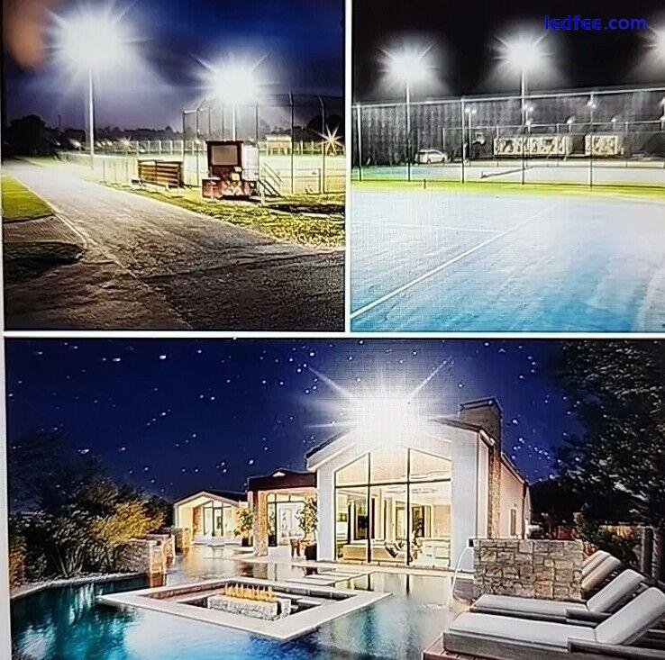 Led Flood Lights Outdoor 90w 8100lm Dusk To Dawn Security Light With Photocell I 2 