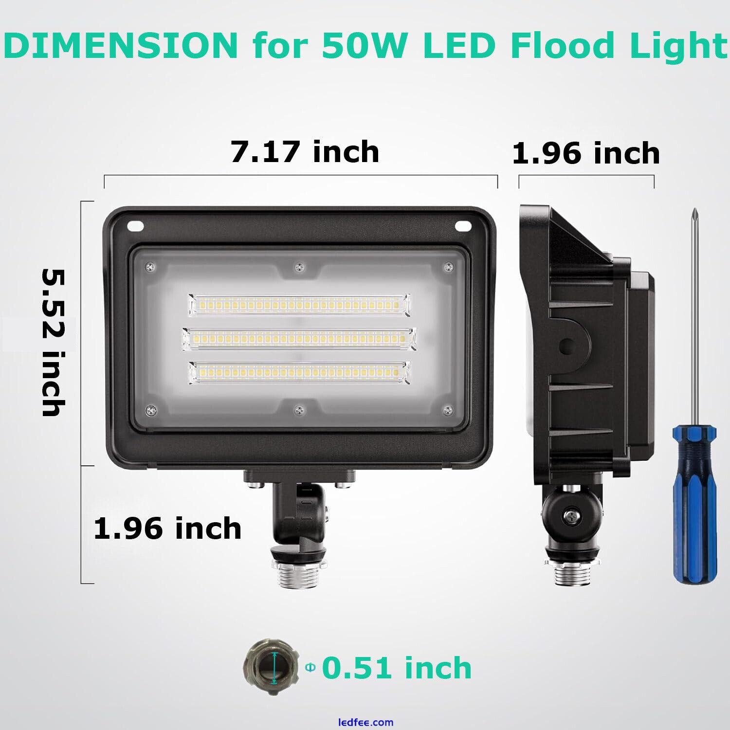 50W LED Flood Light Outdoor, 30Watt Super Bright Security Lights,IP65 Waterproof 3 
