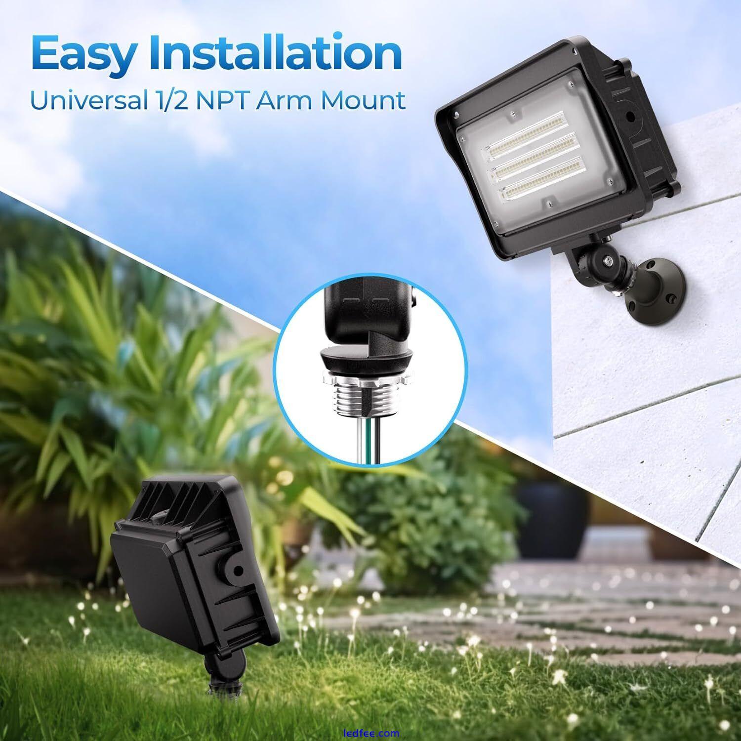 50W LED Flood Light Outdoor, 30Watt Super Bright Security Lights,IP65 Waterproof 5 