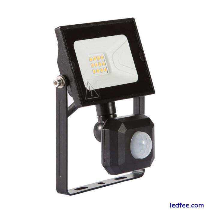 TEKLED Pegasus Flood Light with PIR Motion Sensor 10W-50W 4000K Cool White IP65 0 