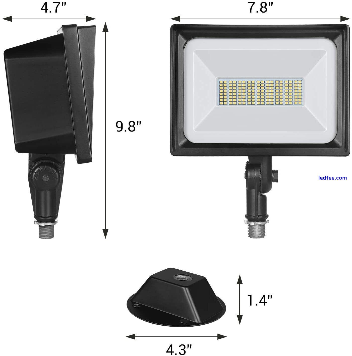 DEWENWILS 65W LED Security Light Outdoor 6670 Lumen Super Bright Flood Light  2 