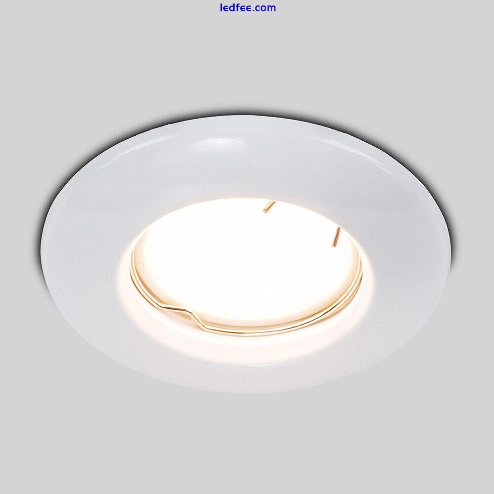 6 x Fixed / Tilt Recessed LED GU10 Downlights Ceiling Spotlight Downlighter Spot 5 